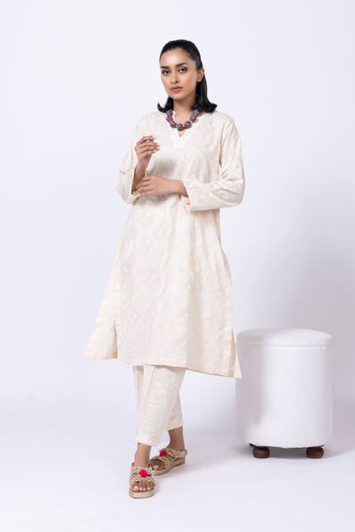 Embroidered | Cotton Dobby | Pants | AED 80.00