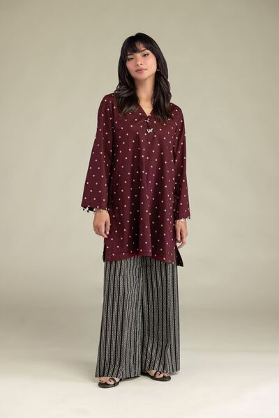 Printed | Cambric | Black Cambric Pants | AED 80.00