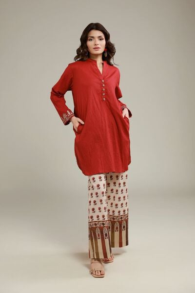 Printed | Cotton Crinkle | Floral Relaxed Pants | AED 72.00