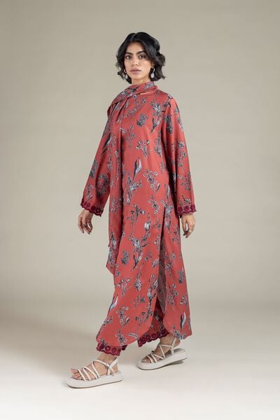 Embroidered | Raw Silk | Pants | AED 100.00