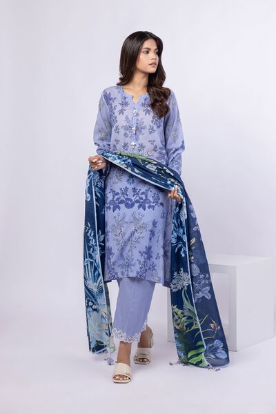Embroidered | Cambric | Pants | AED 30.00