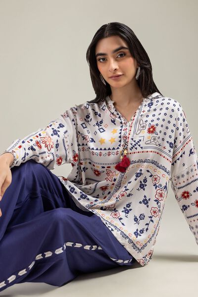 Embroidered | Viscose Crepe | Blouse | AED 65.00