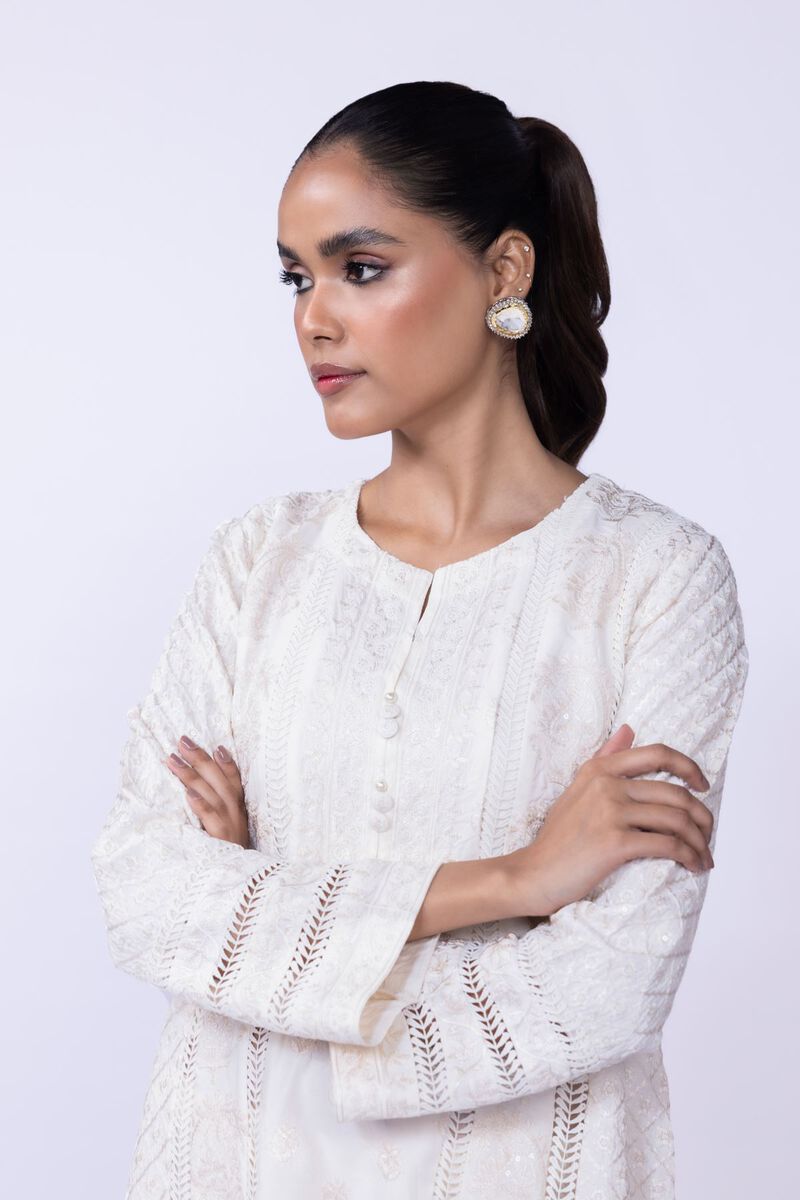 Embroidered | Russian Raw Silk | Kurta | AED 120.00