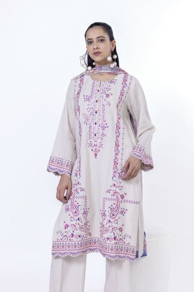 Embroidered | Cambric | Fabrics 3 Piece | AED 280.00