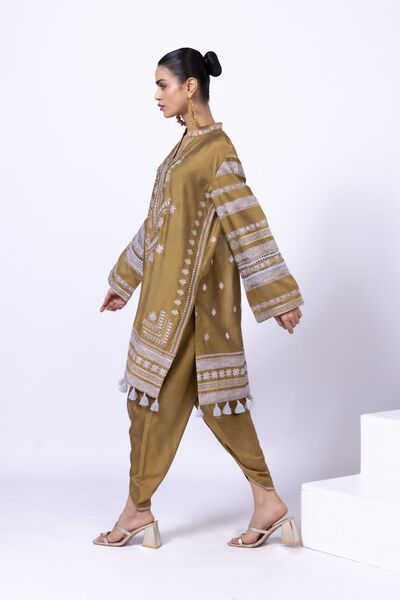 Embroidered | Raw Silk | Shalwar | AED 24.00