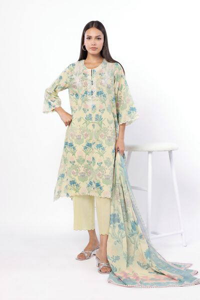 Embroidered | Lawn | Fabrics 3 Piece | AED 160.00