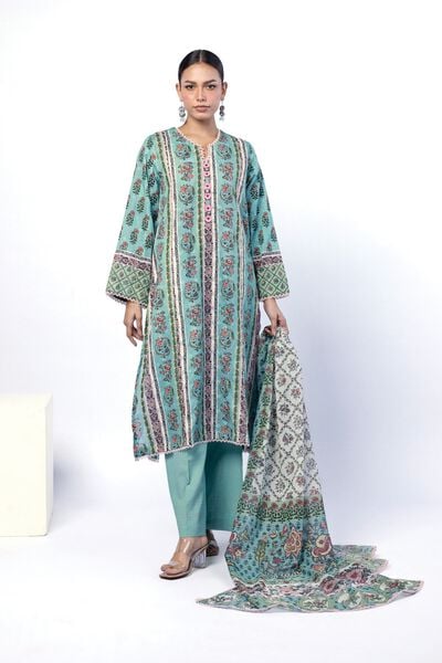 Printed | Broshia | Fabrics 3 Piece | AED 180.00