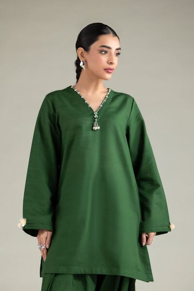 Dyed | Textured Cotton | Kurta | AED 150.00