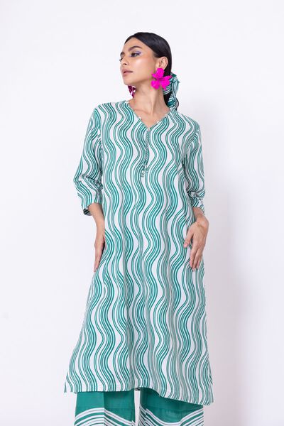 Printed | Cambric | Kurta | AED 80.00