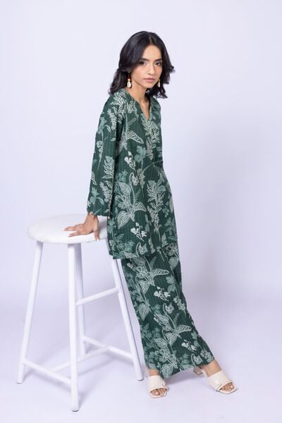 Printed | Textured Cotton | Pants | AED 60.00