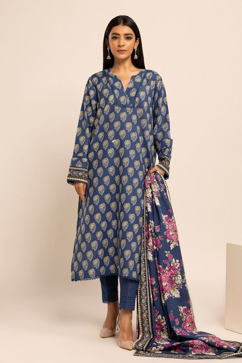 Printed | Khaddar | Fabrics 3 Piece | null