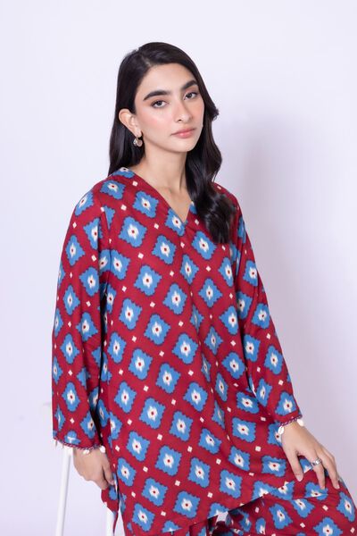 Printed | Viscose Silk | Kurta | AED 80.00