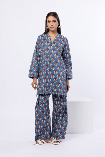Printed | Crosshatch Poplin | Pants | AED 60.00