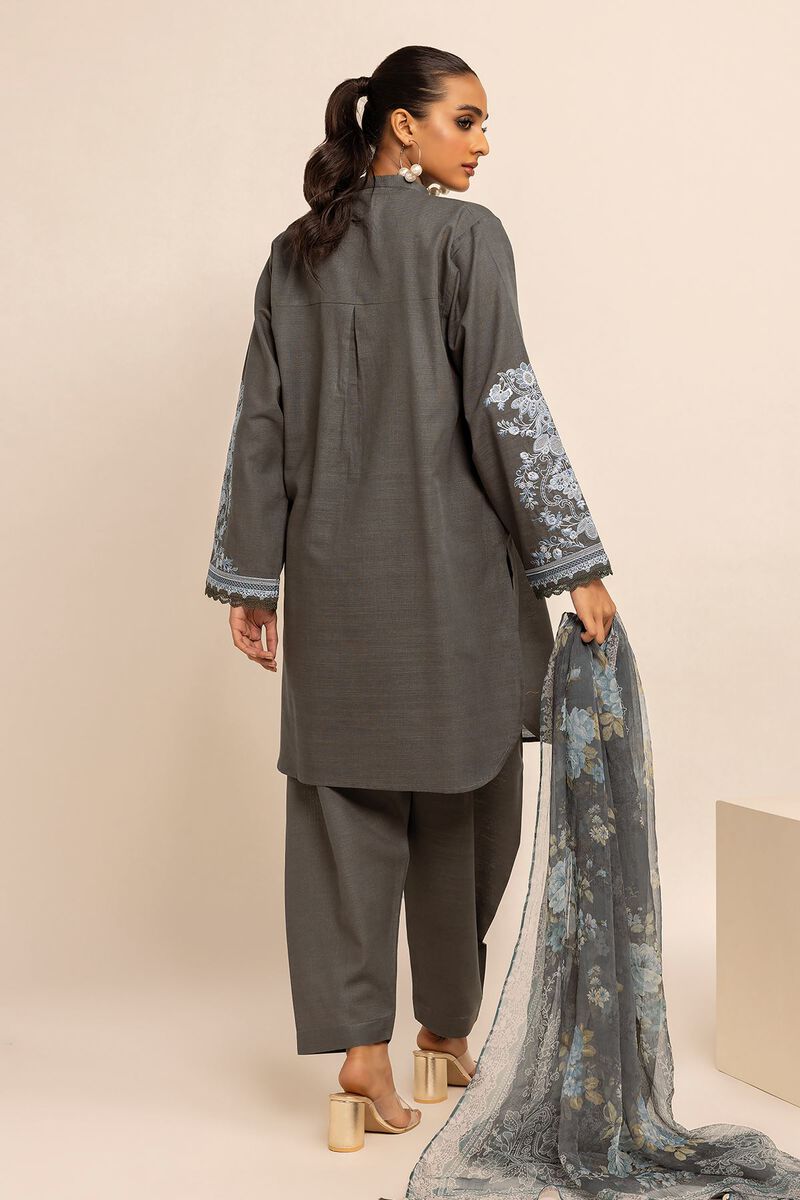 Embroidered | Crosshatch | Fabrics 3 Piece | null