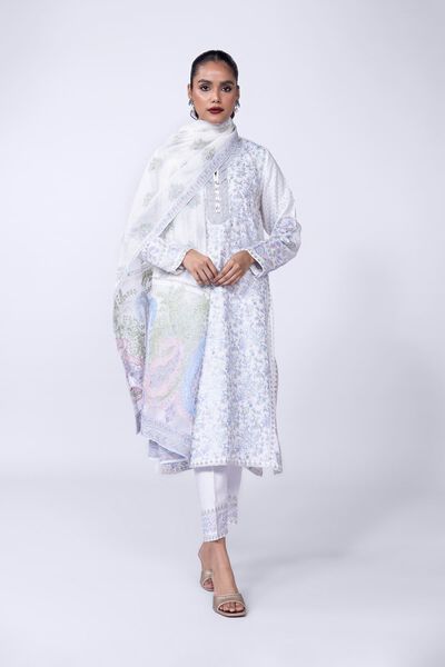 Embroidered | Russian Raw Silk | Pants | AED 36.00
