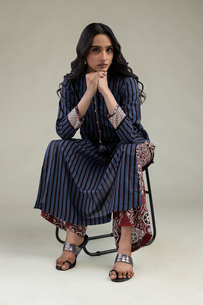 Printed | Cambric | Printed Cambric Kurta | AED 150.00