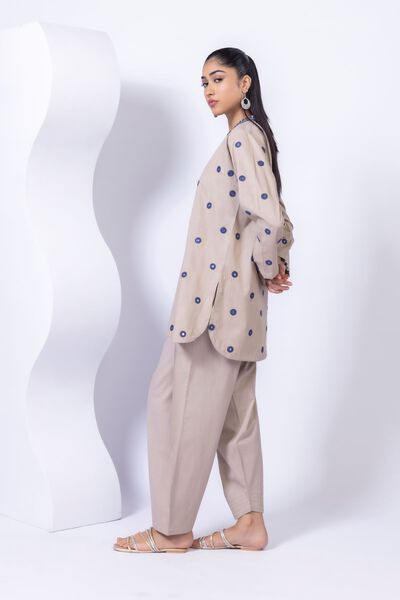 Dyed | Crosshatch Poplin | Pants | AED 30.00