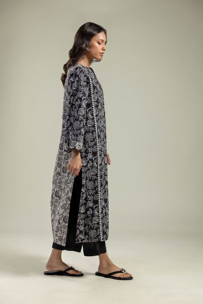 Printed | Cambric | Black Cambric Pants | AED 80.00