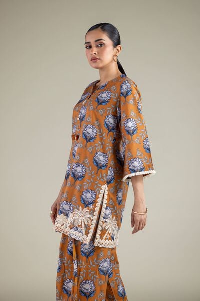 Embroidered | Cambric | Floral Cambric Kurta | AED 75.00