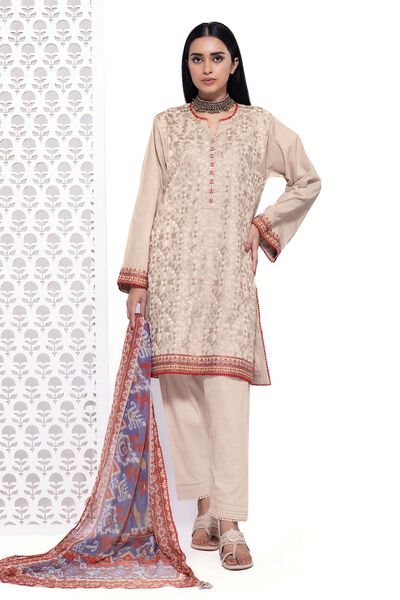 Embroidered | Crosshatch | Fabrics 3 Piece | AED 60.00