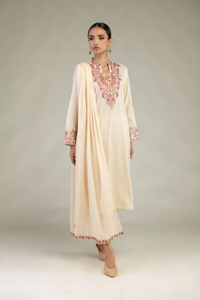 Embroidered | Cambric | Long Cambric Kurta | AED 180.00