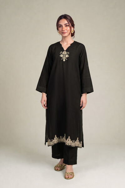 Embroidered | Light Khaddar | Fabrics 2 Piece | Top and Bottom | AED 150.00