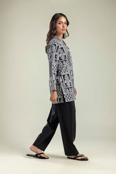 Printed | Cambric | Black Solid Shalwar | AED 130.00