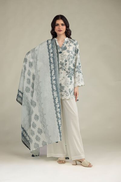 Embroidered | Lawn | Floral Lawn Dupatta | AED 80.00