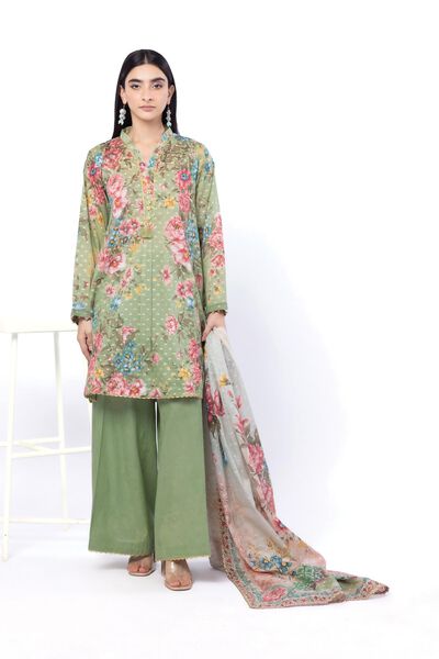 Printed | Jacquard | Fabrics 3 Piece | AED 180.00