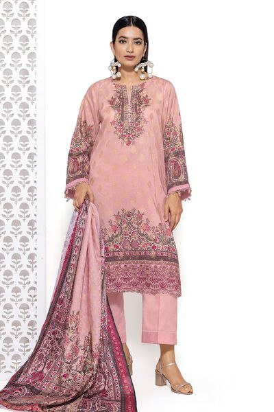 Jacquard | Embroidered | Fabrics 3 Piece | AED 90.00