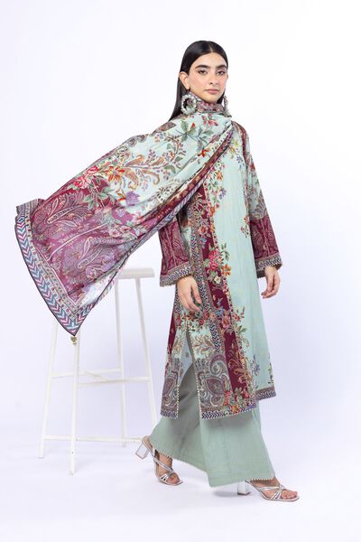 Printed | Jacquard | Tailored 3 Piece | AED 280.00