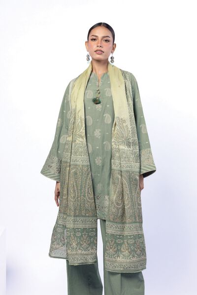 Dyed | Jacquard | Tailored 3 Piece | AED 280.00