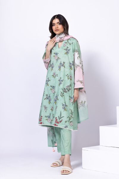 Printed | Cambric | Kurta | AED 40.00