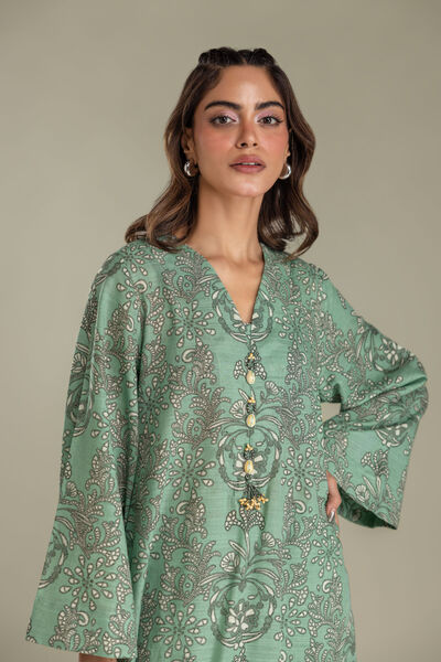 Printed | Light Khaddar | Kurta | AED 180.00