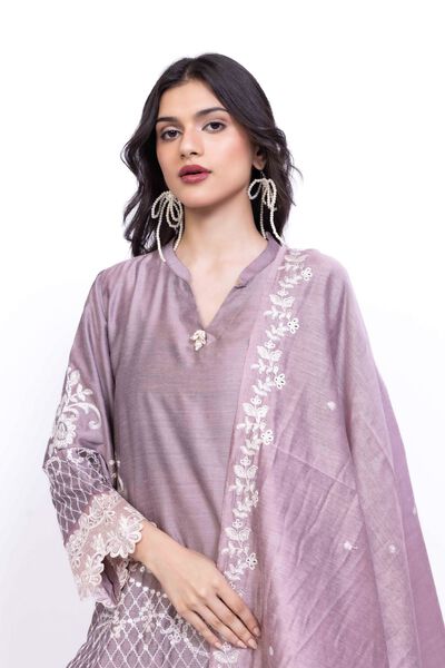Embroidered | Cotton Net | Dupatta | AED 88.00