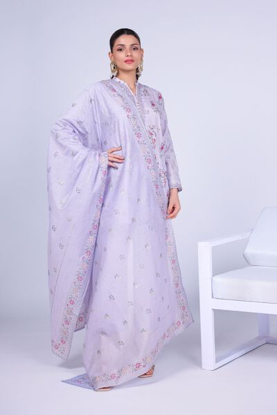 Embroidered | Cotton Net | Dupatta | AED 66.00