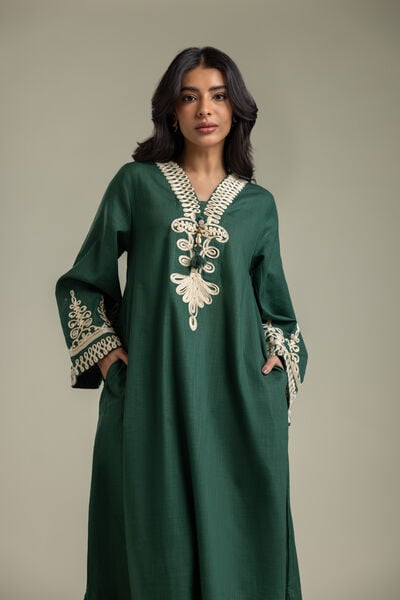 Embroidered | Heavy Textured Cotton | Kurta | AED 280.00