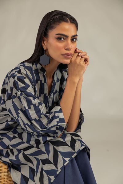 Printed | Cambric | Long Cambric Kurta | AED 150.00