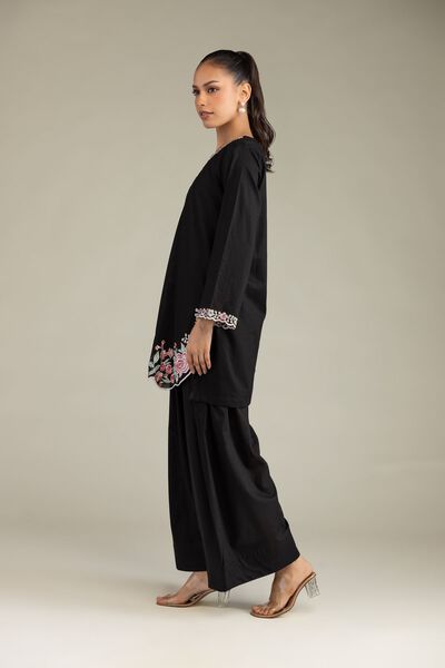 Embroidered | Cambric | Black Solid Shalwar | AED 50.00