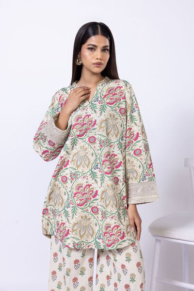 Embroidered | Crosshatch Poplin | Kurta | AED 60.00