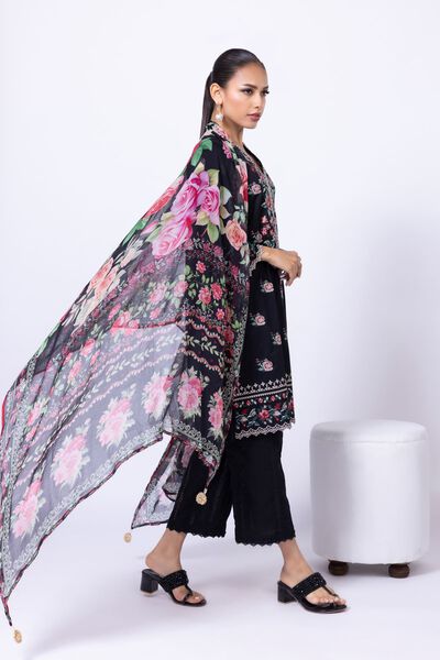 Embroidered | Cambric | Pants | AED 36.00