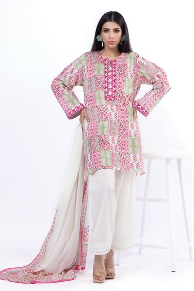 Embroidered | Lawn | Fabrics 3 Piece | AED 140.00