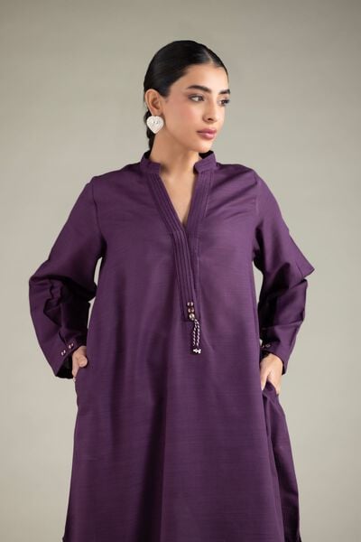 Dyed | Textured Cotton | Kurta | AED 100.00