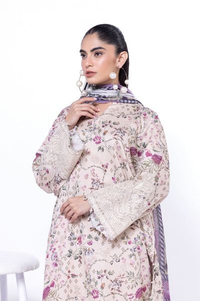 Embroidered | Cotton Satin | Fabrics 3 Piece | AED 66.00