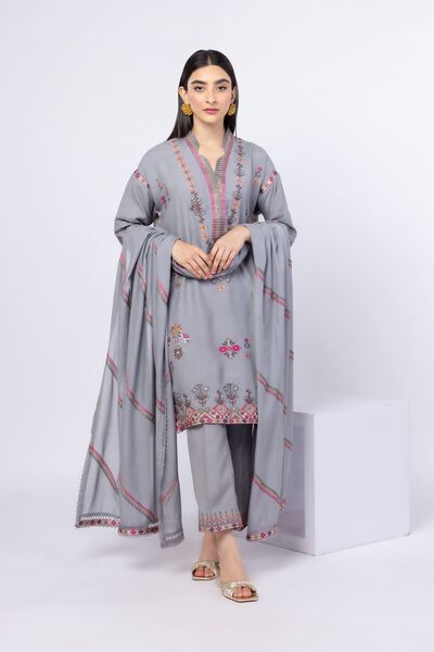 Embroidered | Russian Raw Silk | Kurta | AED 66.00