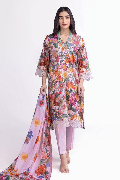 Embroidered | Lawn | Fabrics 3 Piece | AED 80.00