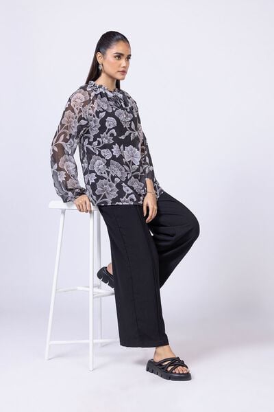 Dyed | Heavy Georgette | Trousers | AED 24.00