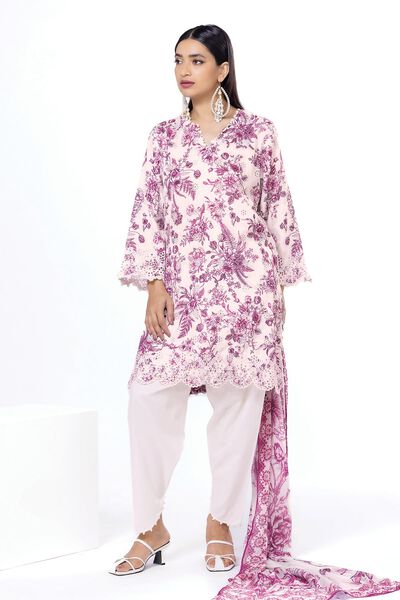 Embroidered | Cambric | Fabrics 3 Piece | AED 100.00