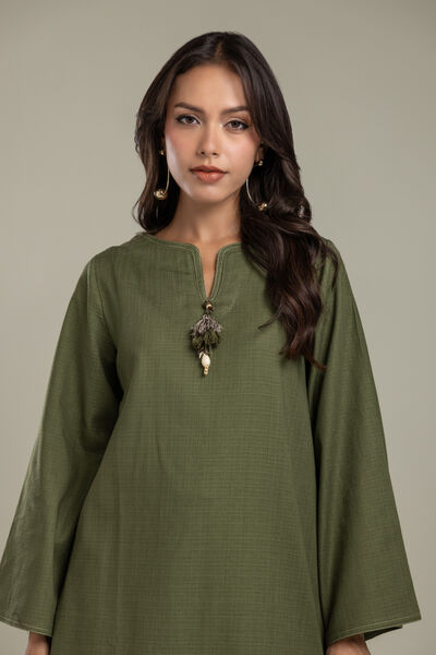 Dyed | Cotton Dobby | Kurta | AED 200.00