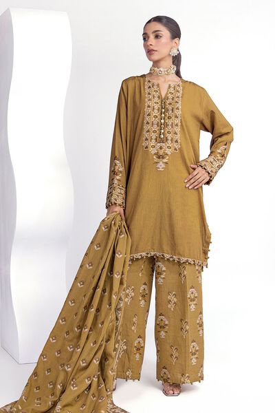 Dyed | Jacquard | Fabrics 3 Piece | AED 220.00